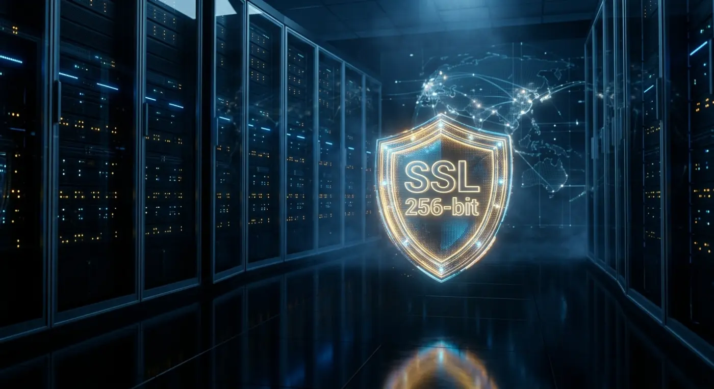 Bảo mật dữ liệu với mã hoá SSL 256-bit