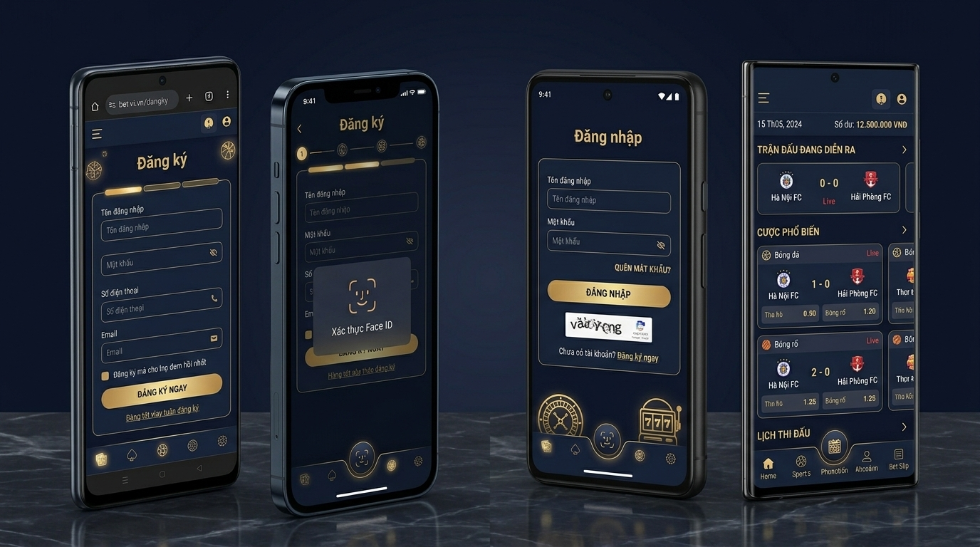 Đăng ký 8xbet trên điện thoại Android và iOS