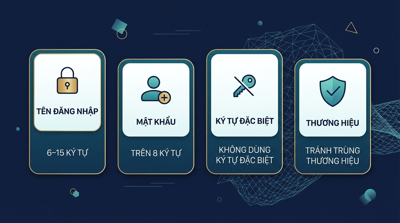 Quy tắc đặt mật khẩu tài khoản 8xbet an toàn