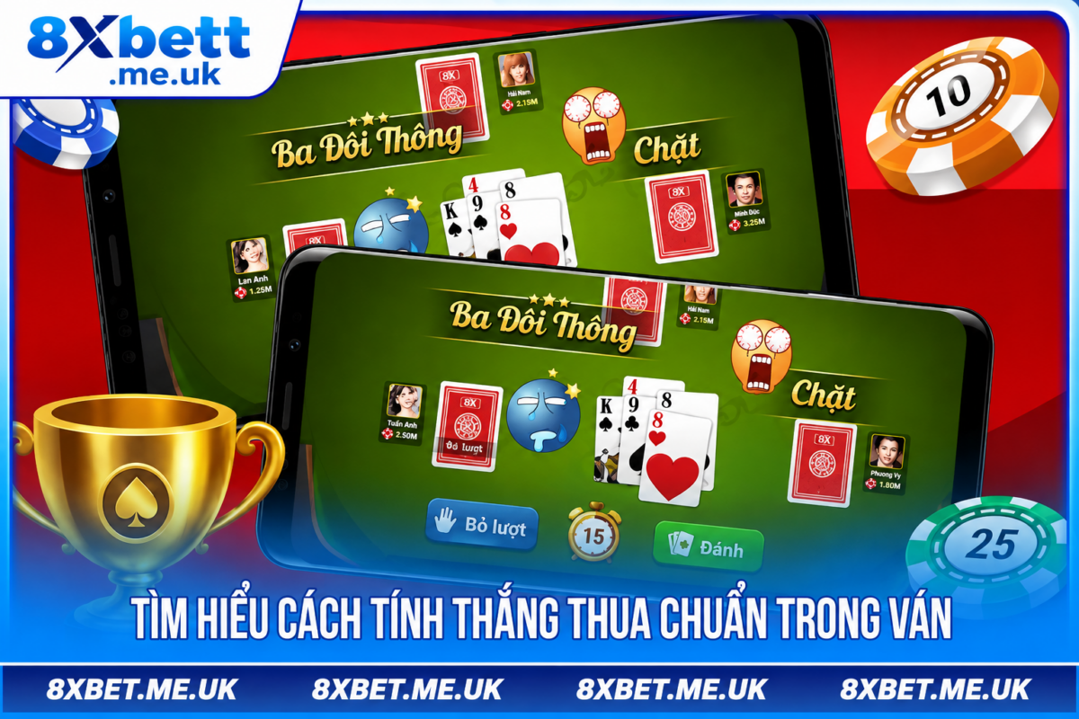 Số lá còn lại trên tay quyết định mức thua, nên việc thoát bài quan trọng ngang việc thắng